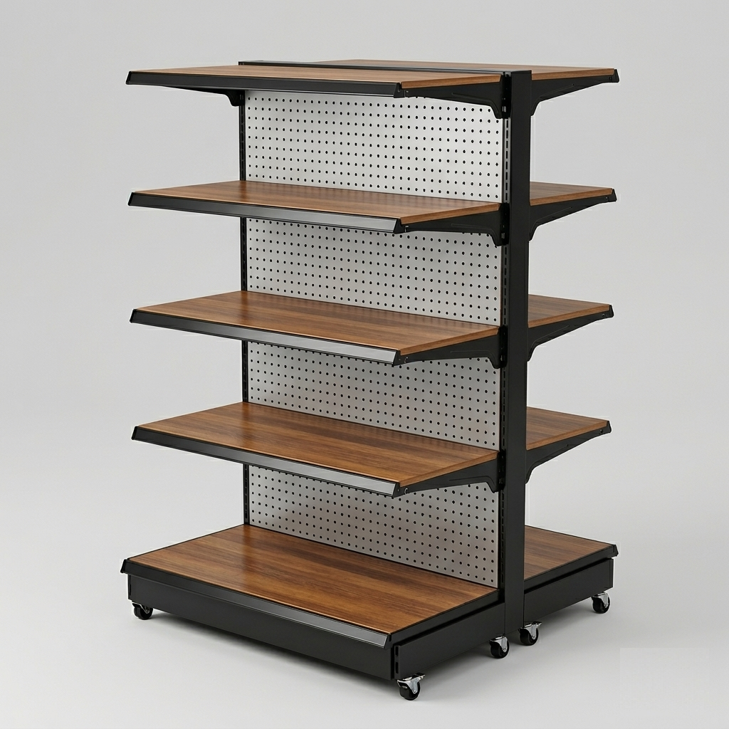 Mesh Display Gondola Rack β Gondola Shelving Houston TX