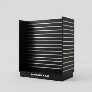 Double sided gandola shelve