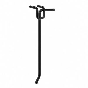 8 Inchs Peg Hook - Black