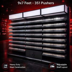 9x7 Feet Cigarette Rack 351 Pushers