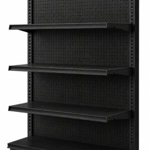 Black Gondola Single Sided Attachment – End Cap